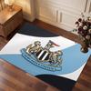 Tappeto in Velluto di Cristallo con Stampa di Calcio del Newcastle United, Comodo Assorbente d'Acqua Antiscivolo Tappeto per Pavimento Interno