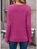 European-American Women's V-Neck Long Sleeve Button Shirt - New Fall/Winter 2025 Collection