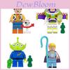8 buc Cuburi de construcție Jucării Poveste Cărămizi Buzz Lightyear Woody Diy Cadou Copii