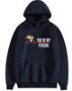 Trendy Rapper Fashion Fleece Hooded Long Sleeve Sweater Warm Jacket