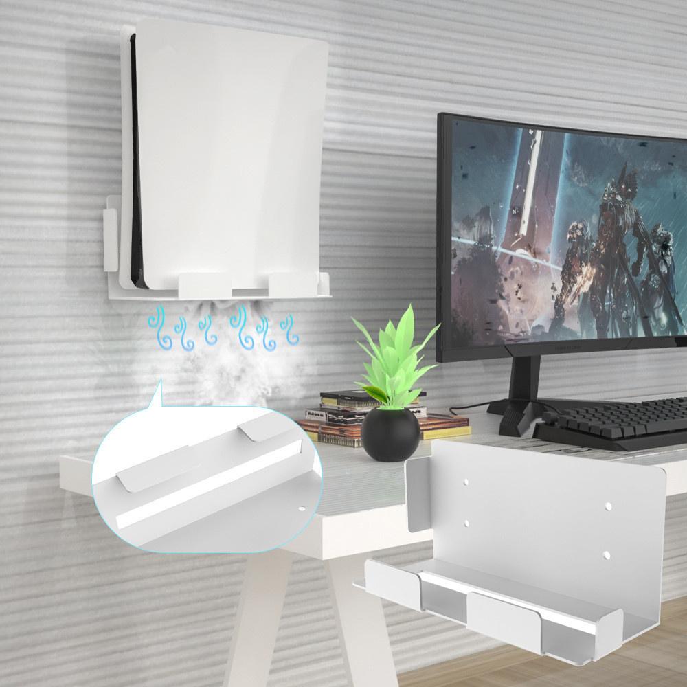Metal Wall Mount for PlayStation 5 PS5 Disk Edition Wall Console Storage Bracket