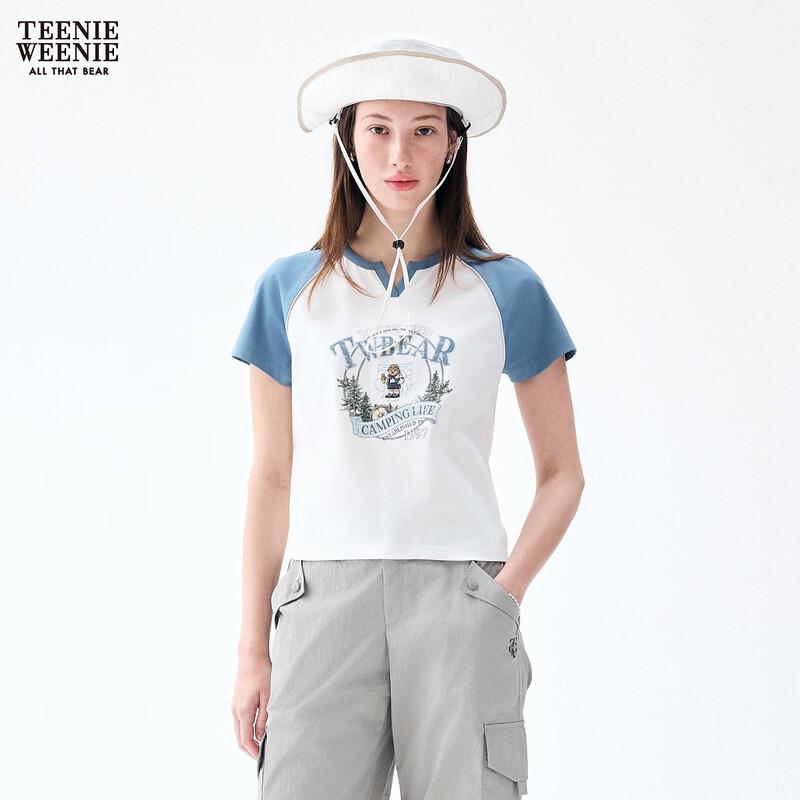 Teenie Weenie Women s Cartoon Bear Letter T-Shirt M