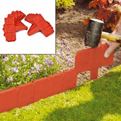 20pcs Landscape Edging Border Plastic Garden Fence Lawn Decorative Border