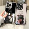 A-Attack On T-Titan Mikasa Plating Phone Case For Iphone 16 17 Pro Max Air 16E 14 15 Plus 12 13 Mini Anti-Fall Airabag Cover