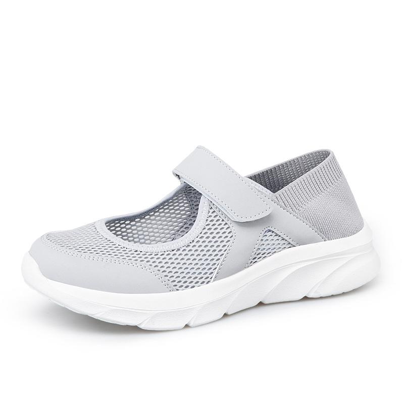 Large size female mother shoes, light elderly shoes, shallow mouth middle-aged and elderly walking shoes, soft-soled grandma shoes
