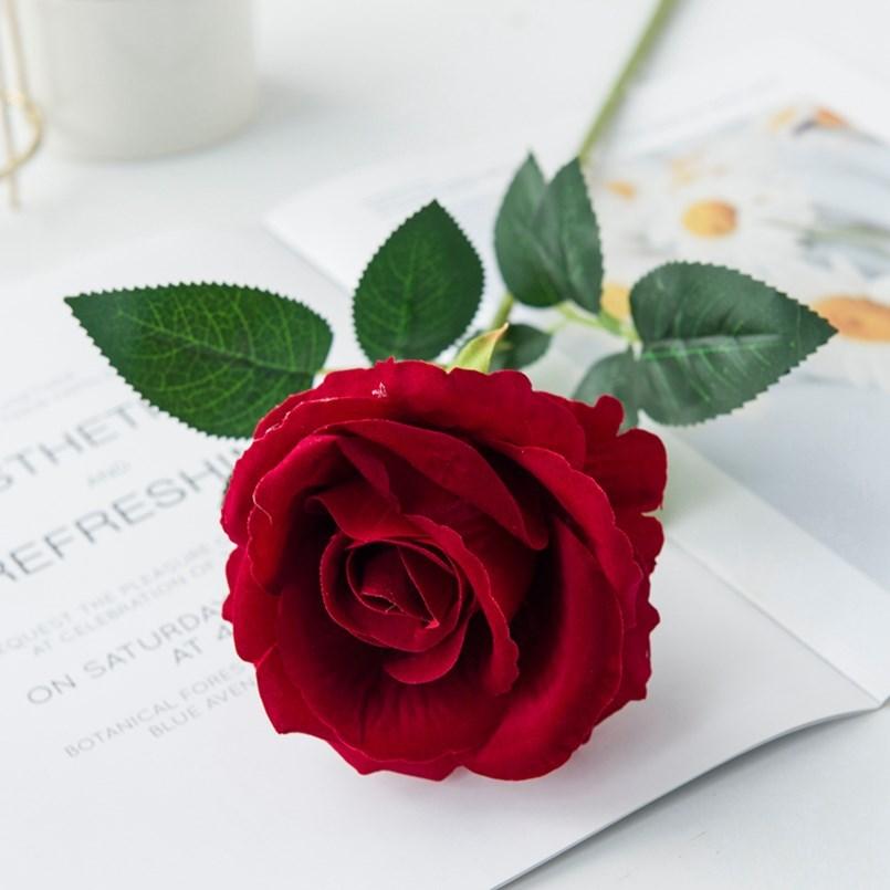 5/10Pcs Artificial Flowers Bouquet Beautiful Silk Roses Wedding Home Table Decor Arrange Fake Plants Valentine's Day Present Diy