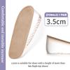 Invisible Height Increasing Shoe Insoles Quality Gel Insole for Feet Silicone Shoe Pads Shock Absorbing Shoe Sole 1Pair