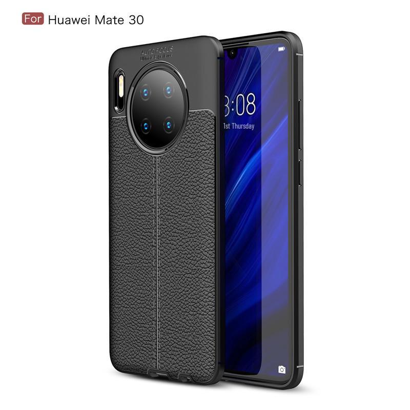 

Honor 90 TPU Soft Shell Lychee Texture Anti-drop Full Coverage Case Huawei Mate 70 чёрный