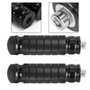Motorbike Rearset Footrests Rear Seat Pedal CNC Aluminum Alloy Foot Pedal Replacement for Motorcycle Pedals with Non Slip Design