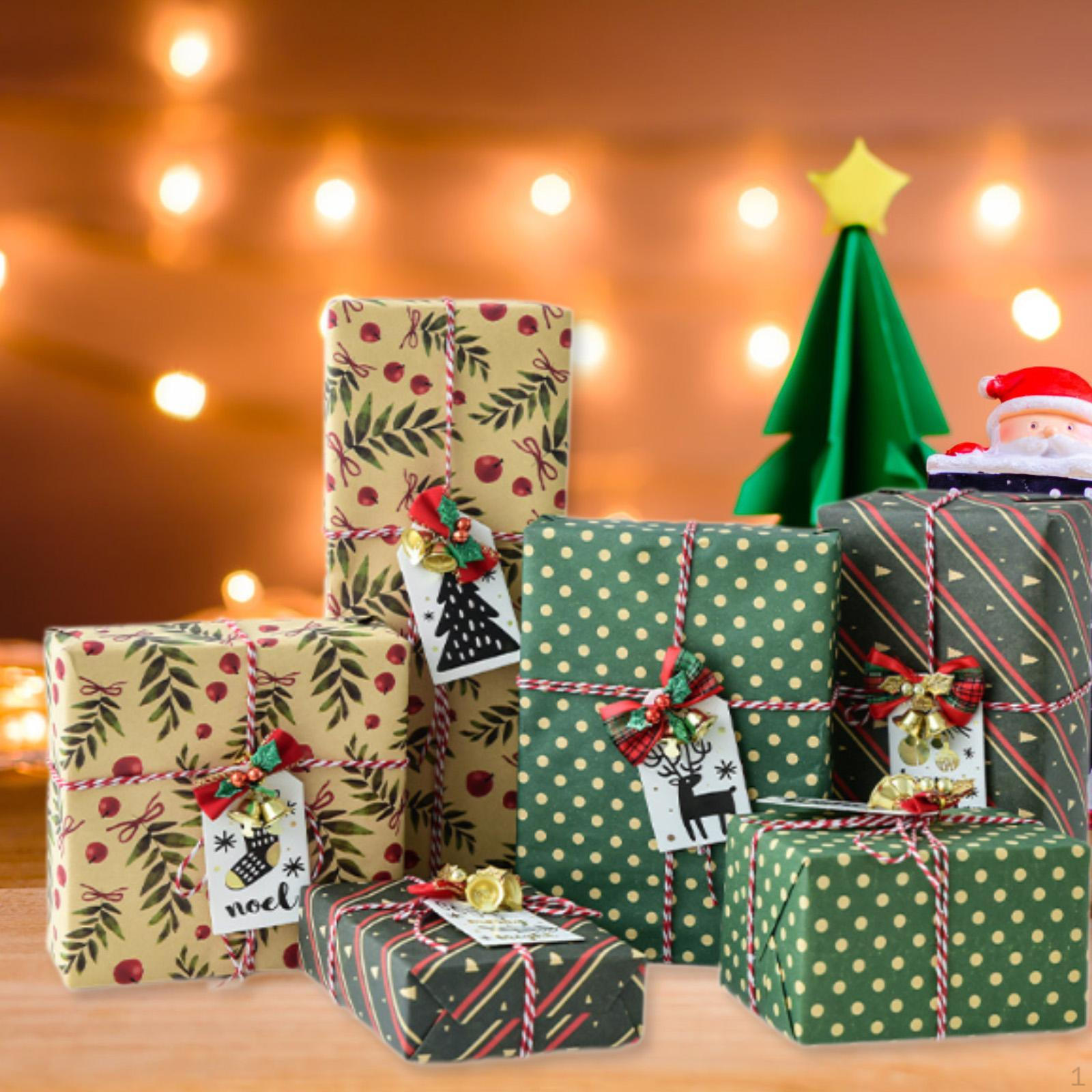 

6 шт. Рождественские подарочные коробки украшения украшения рождественская подарочная коробка Green