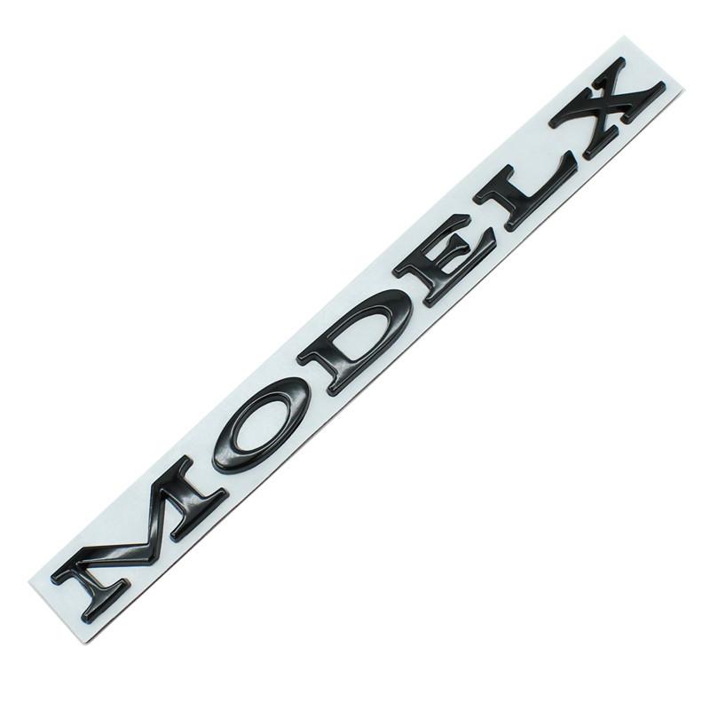 3D ABS Tesla Model 3 XSY DUAL MOTOR Spacex Logo Auto Buchstabe Heckklappe Kofferraum Aufkleber Emblem Abzeichen Aufkleber Aufkleber
