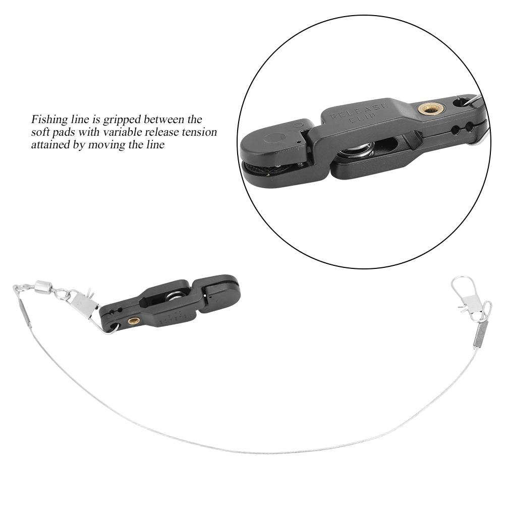 Power Grip Board Mast Release Snap Clip Clamp  Steel Fishing Line  B Shape Pin for Sea Fishing