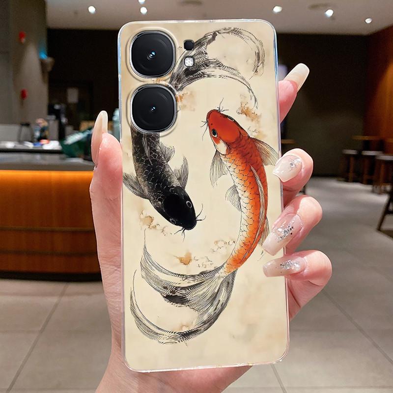 Casing For Vivo iQOO Neo9 Neo9s Pro+ Neo 9 9s Pro Plus 5G Luxury Dragon Cute Cool Boys Girls Transparent Phone Case Back Cover