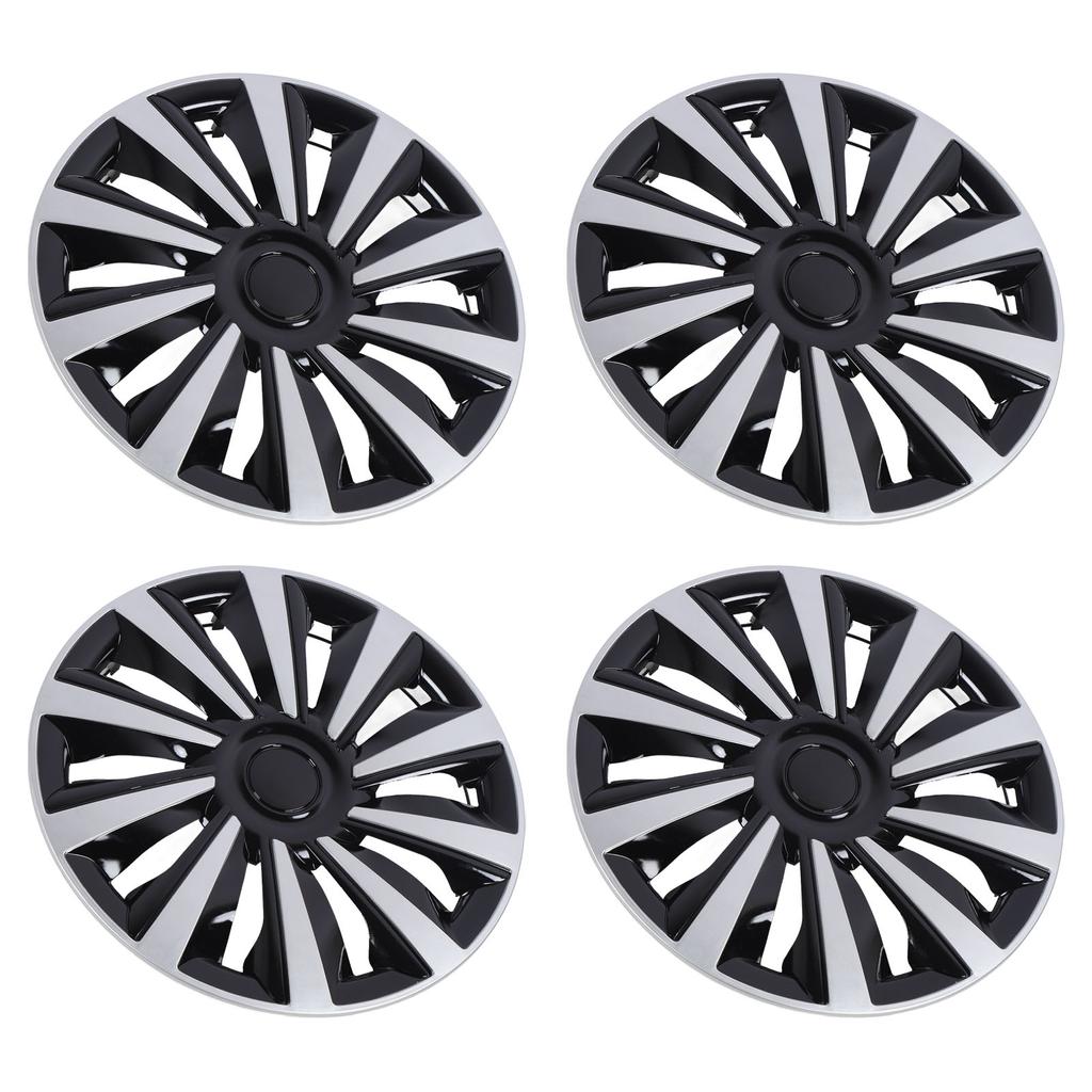 4 Stück 14 Zoll Radkappen Modischer Look Schützend Kratzfest Radkappenabdeckung für Fiesta