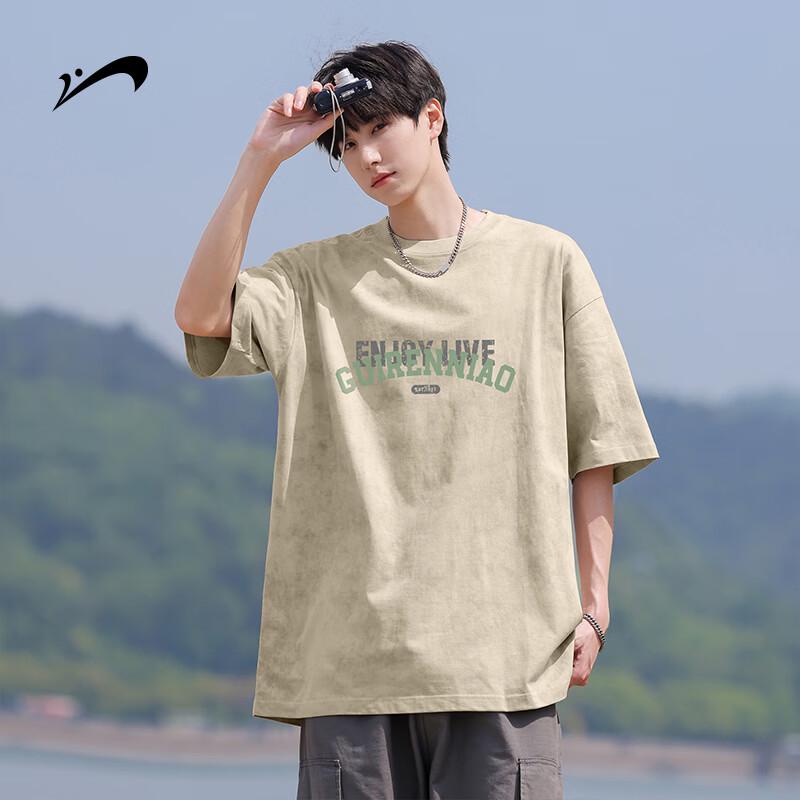 Guirenniao Men s Vintage Tie-Dye Cotton T-Shirt XL