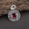 Pink Rubellite Gemstone 925 Sterling Silver Designer Partywear Pendant 1.2" Handmade Jewelry For Her PP-28-11