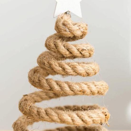Christmas Tree Desktop Ornament Nordic Style Artificial Swivel Beads Top Star Small Artificial Tree Festive Holiday Decoration