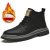 2024 Pelz Winter Warm Wildleder Stiefel Herren Mid Top Chelsea Kurze Stiefel Designer Schuhe Lässig Strapazierfähig Wüsten Arbeitsstiefel Schwarz Khaki