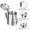 With Lid Milk Frothing Pitcher Stainless Steel Coffee Pitcher Latte Art Cup  Home Coffee