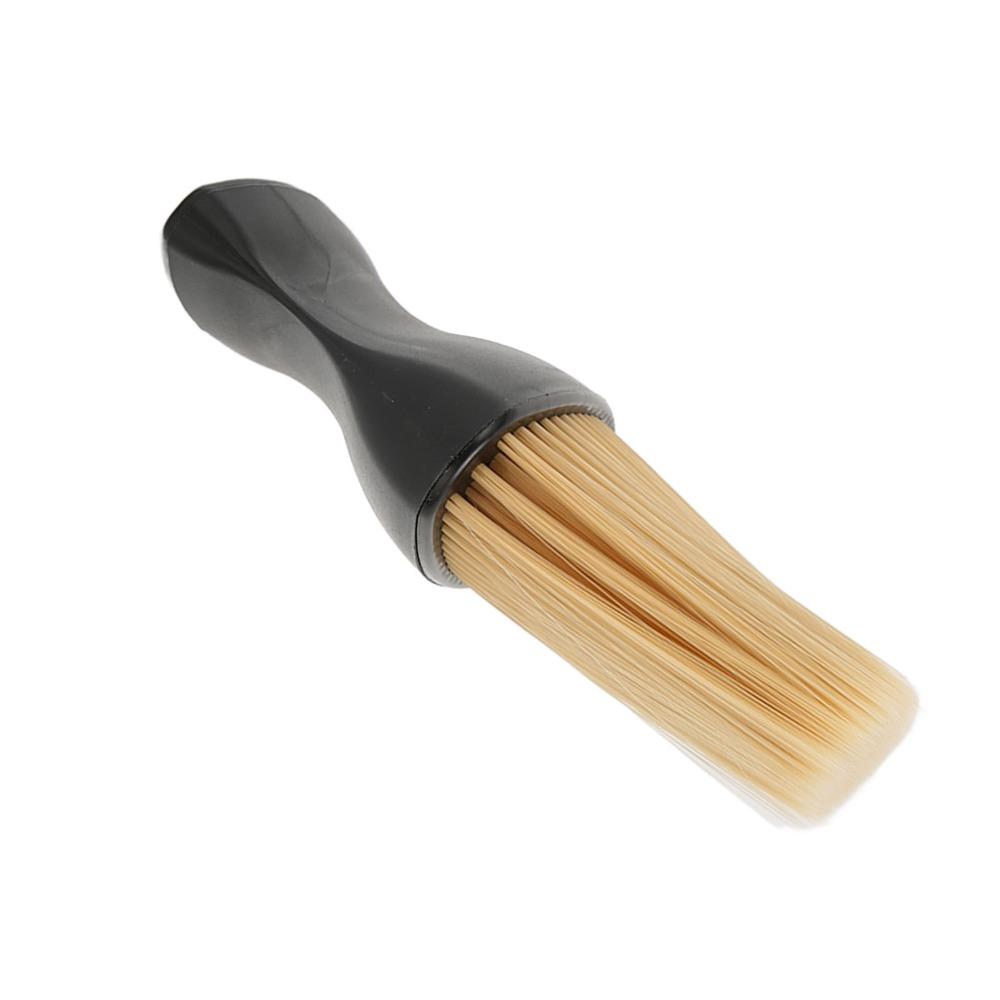 Soft Nylon Hairs Neck Duster Brush ABS Handle Barber Brush Duster For Hairdressing