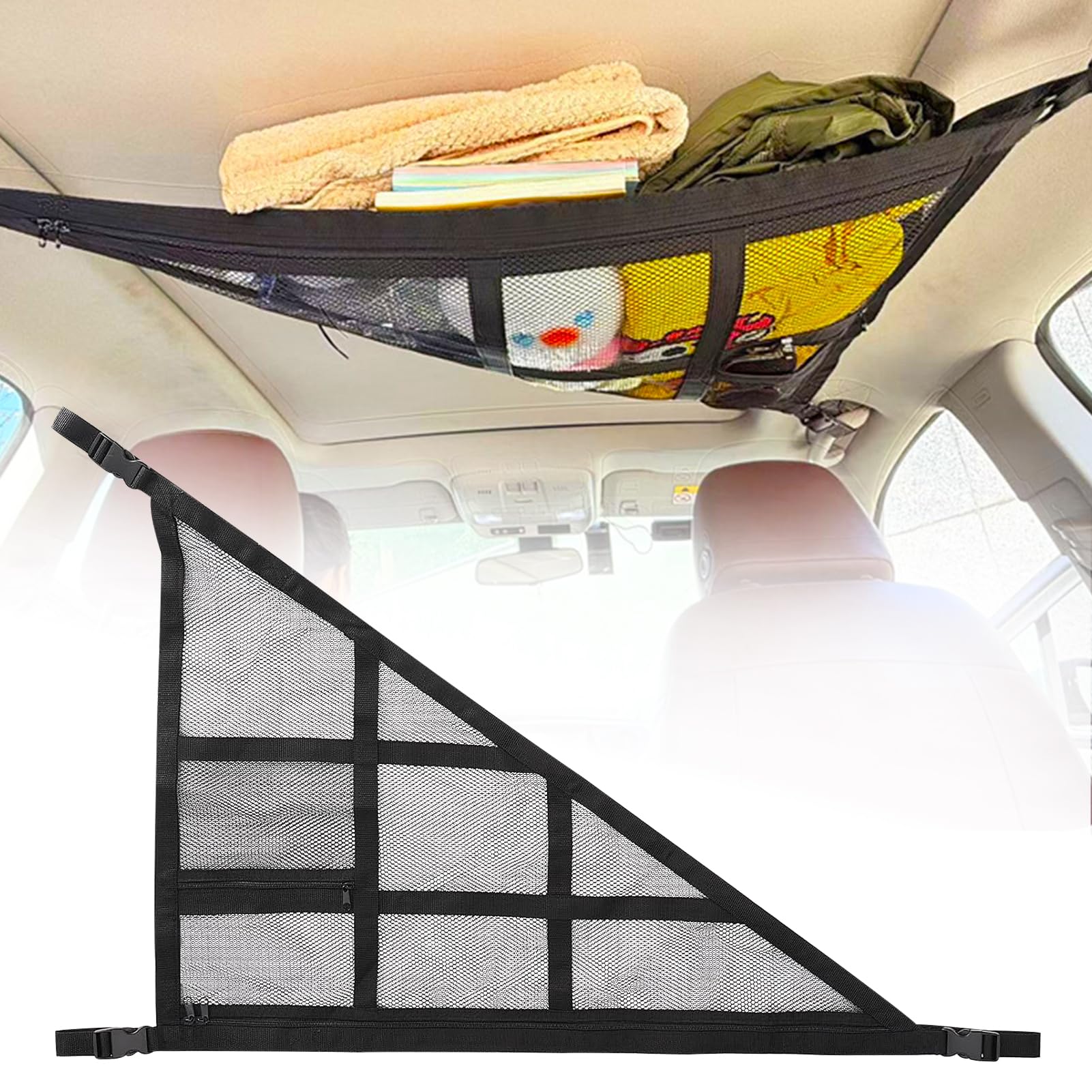

Ysemco Car Roof Cargo Net for Roof Net, 3-Point Boxes, 9065cm (Product Code 9065cm)