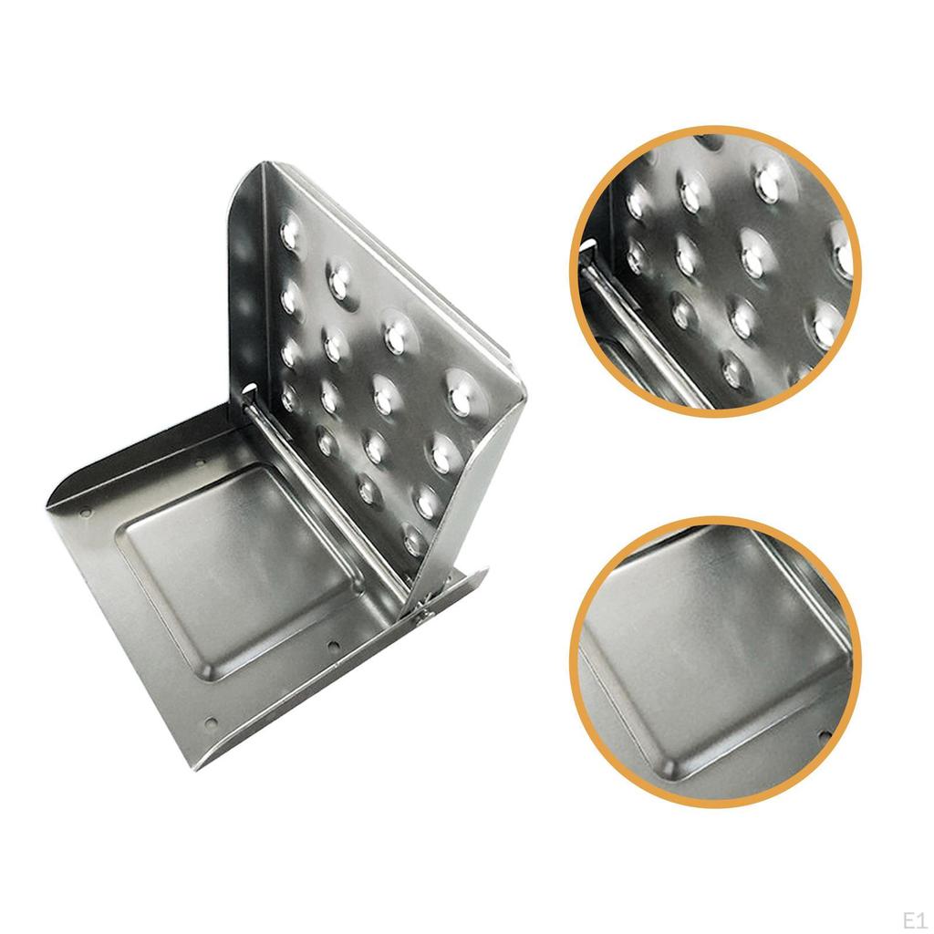 Folding Step Stair Foldable Space Saving Heavy Duty Universal Anti Slip Pedal for Trailer