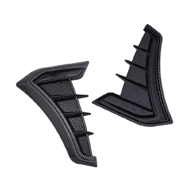 1Pair Car Exteriors Air Intakes Side Ventilations Wing Cover Decors