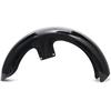 Motorcycle 19" Black Wheels Wrap Front Fender Mudguard Heavy-Duty Steel For Harley Touring Road King Electra Street Road Glide
