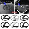 Pdck2 65mm Car Steering Wheel Sticker Badge Decoration Accessories For LS LC IS350 ES300 GS350 CT200h GX460 LX570 RX500h NX300