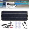 ATV Motorcycle Scooter 10W Solar Powered 12V Lead Acid Battery Maintainer Trickle Charger for Cars RV Caravan Boat Battery