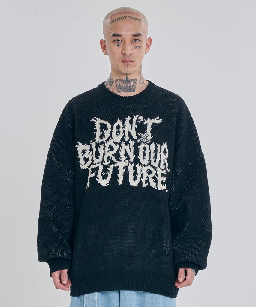 AJOBYAJO [Pba] Dbof Wool Knit Sweater [Black]