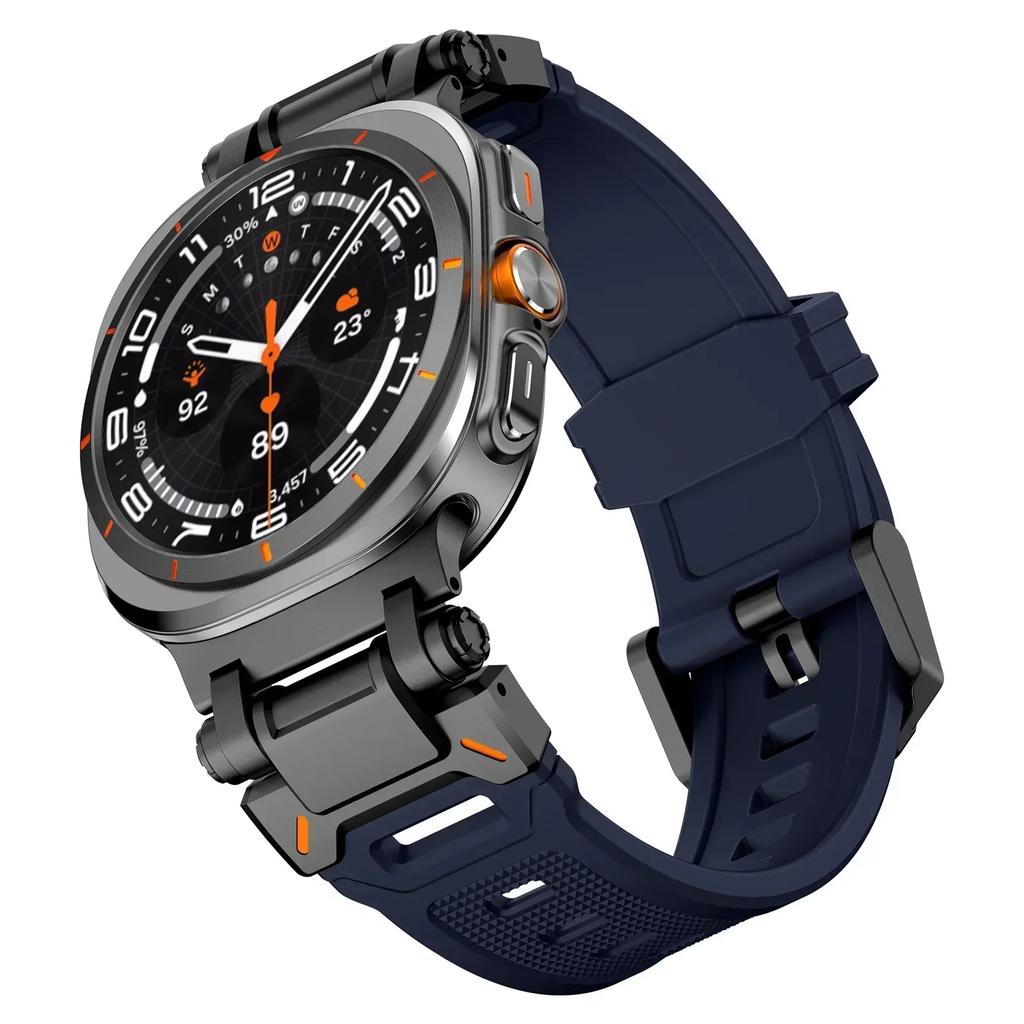 Rubber Strap for Samsung Galaxy 8 44mm 40mm 8 Classic 46mm Luxury Sports Band for Galaxy Ultra 2025 2024 Watchband Bracelet