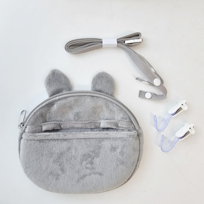 Totoro Face Pocket Accessory String Pouch