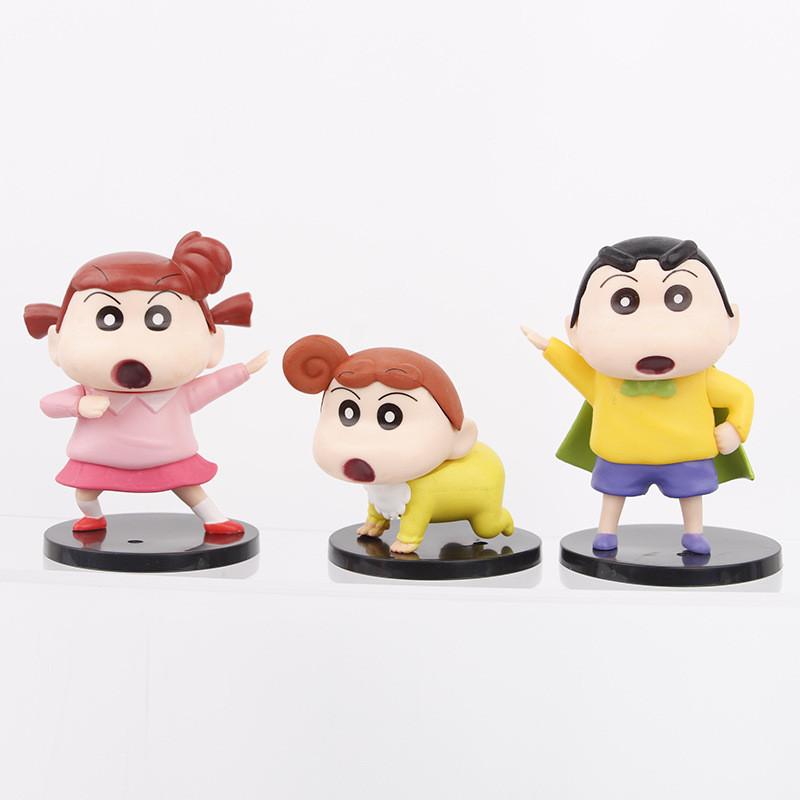 Crayon Shin-chan Action Figure Pvc Model Dynamic Ultra Hero Collectible Toy
