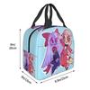 Charlie And Vaggie Valentines Hazbin Hotels Insulated Lunch Bag for Office Cooler Thermal Food Box Tote Lunch Boxes Container