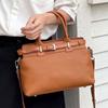 Hovězí kůže Crossbody Horizontální Populární Nová Všestranná Zralá Niche Dámská Přes rameno Praktická Měkká Kabelka Kožená