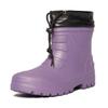 Nobuoka Work Rain Ultra Scurt Hibrid LL [CO-COS] Cizme, Cizme, Ușoare, Lungime, EVA, Unisex, Ziproa, Violet,