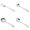 Stainless Steel Kitchen Utensils With Wall Mount For Durable Cooking And Storage