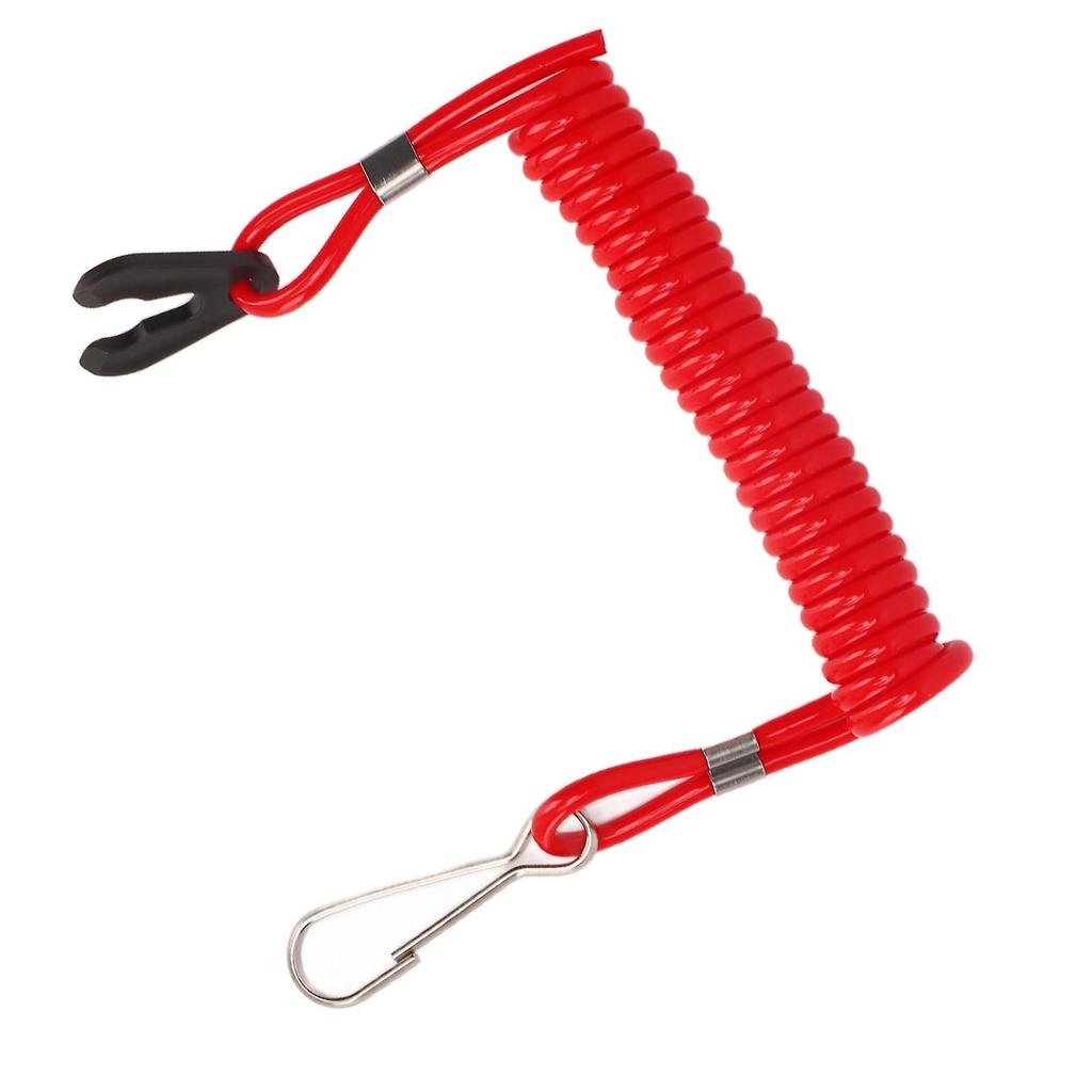 Boat Outboard Engine Motor Lanyard Kill Stop Switch Safety Tether Cord Lanyard for Outboard Motor Parts