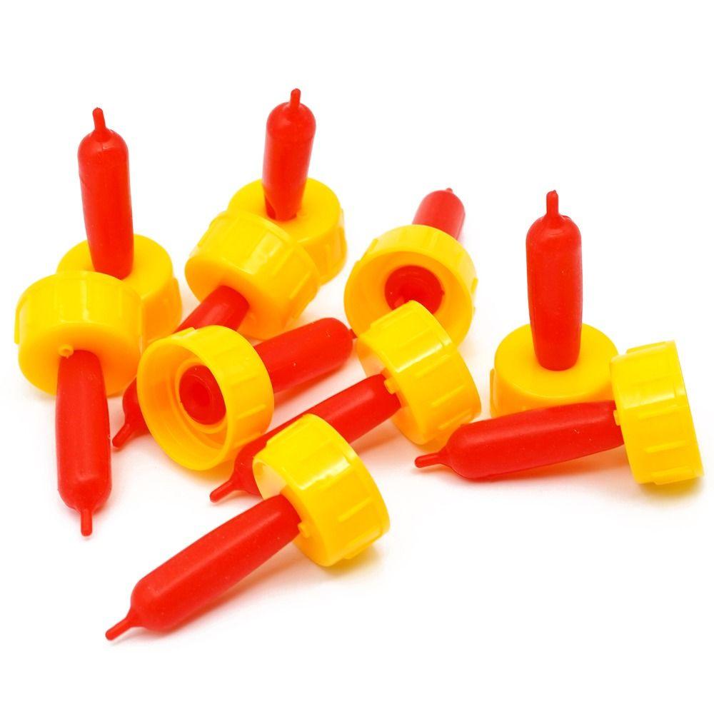 10pcs Milk Cow Calf Feed Tool Sheep Pacifier Feeding Nipple Screw On Bottle Lamb Puppy Kitty Goat