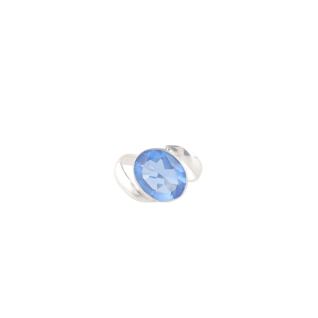 Natural Tanzanite Gemstone Ring 925 Sterling Silver Handcrafted Wedding Jewelry RR-53-9