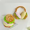 Hamburger Earmuffs For Women And Girls, Soft Fleece Lining, Adjustable Winter Ear Covers For Outdoor Use