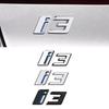 Car Stickers 3D ABS Material Letters Rear Trunk Emblem Tailgate Decals For I3 Ix3 I01 G28 G08 Black Silver