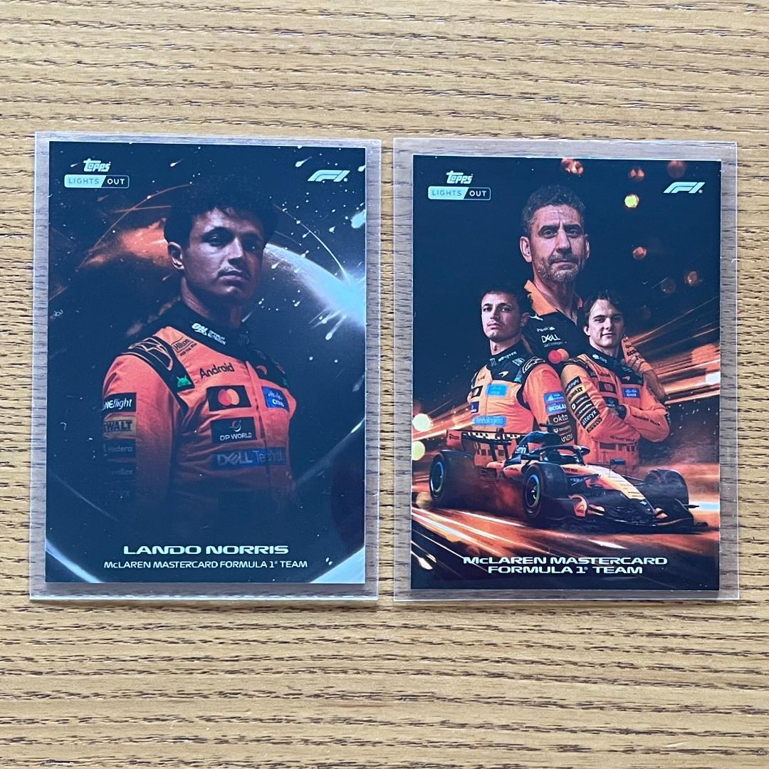 Б/у 2026 Topps F1 Lights Out - McLaren 2 шт.