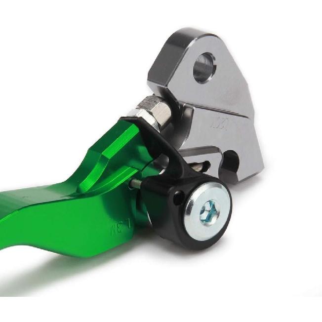 JFG RACING Dirt Bike Foldable Clutch Brake Levers,Clutch Lever Breakaway Levers For KX65 00-24/KX85 01-24/KX100 01-21/KX250 00-04/KX125 00-05/KX112