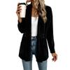 Women's Casual Double Breasted Corduroy Cardigan Mid Length Relaxed Fit Versatile
