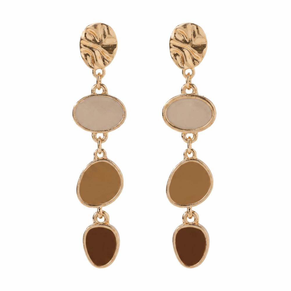 

Zinc Zinc Zinc Alloy Colored Ear Studs Contrasting Women Drop Earrings Elegant Earrings Studs Ladies кавовий