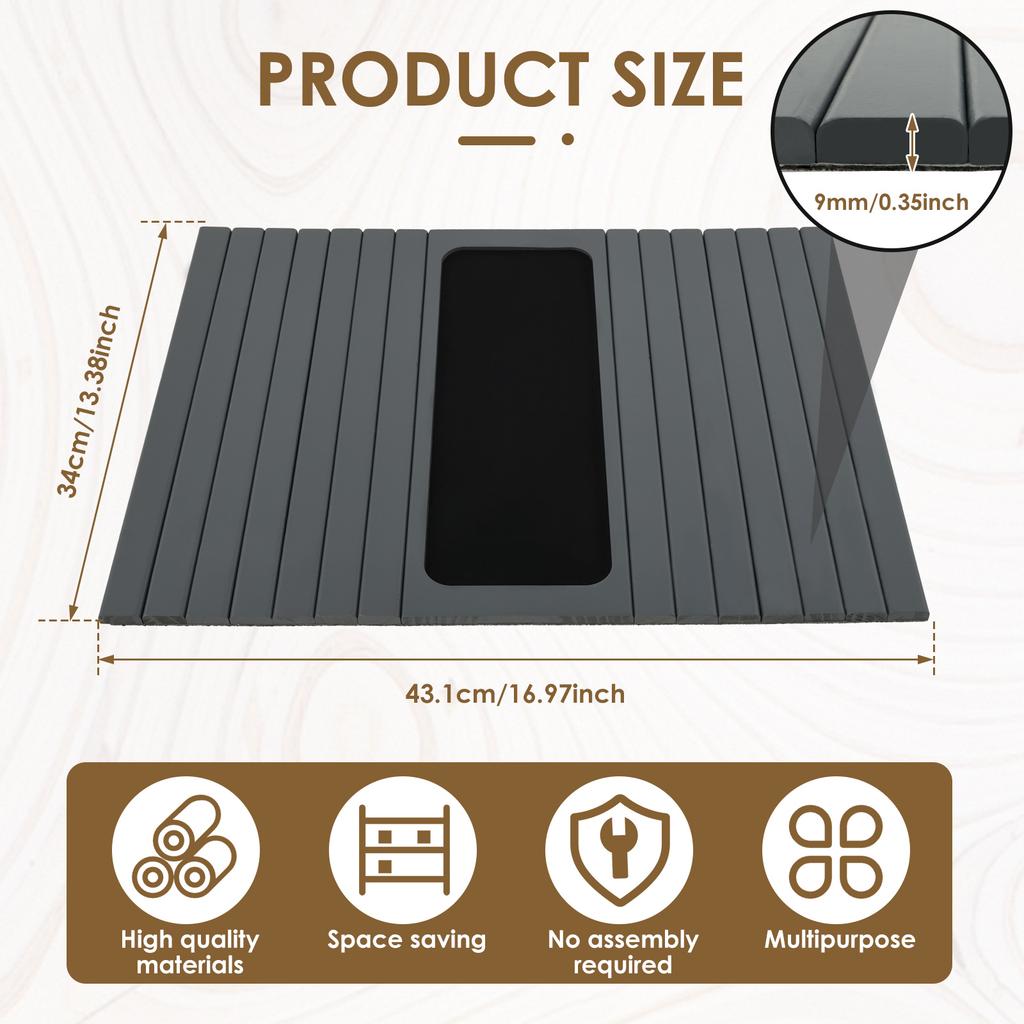 Wood Sofa Arm Tray Sofa Tray in Folding Design Sturdy and Robust Sofa Tray Convenient Sofa Tray for Storage Sofa Tray Home