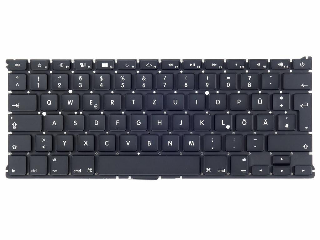 Tradebit - Tastatur für Apple MacBook | Deutsch DE QWERTZ | Volle Kompatibilität | Hochwertige Materialien | Models: Air 13 A1369 A1466