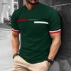 Men's T-Shirt Fashion Design Simple Printed Short Sleeve T-Shirt Oversized Sports Round Neck Tops Summer Men's Casual Clothing
